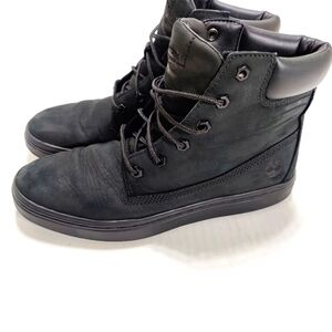 Timberland Londyn 6" Leather Black Chukka Nubuck Ankle Women Hi-Top Boots Sz 8.5